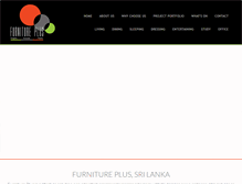 Tablet Screenshot of furnitureplus.lk